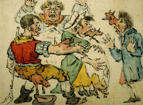 James Gillray, The cow-pock, or: the wonderful effects of the new inoculation, 1802